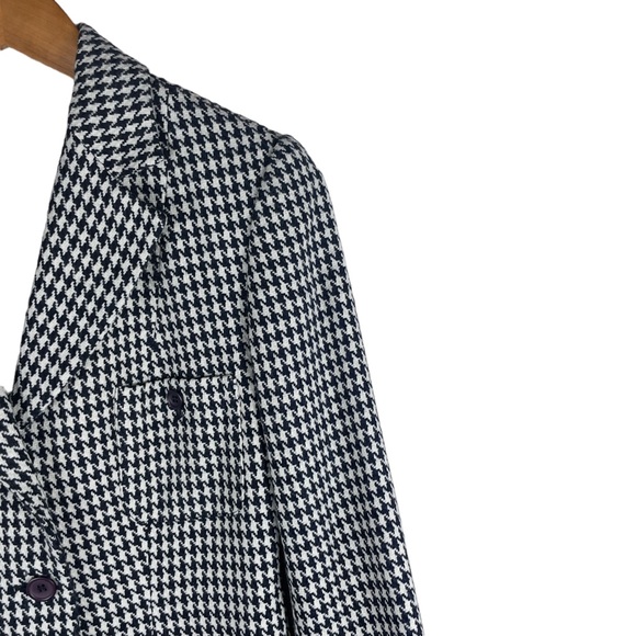 Theme Black & White Houndstooth Blazer in Size Small - Picture 5 of 11
